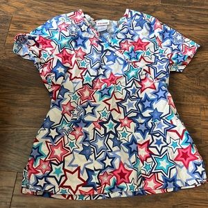 ScrubStar American Scrub Top